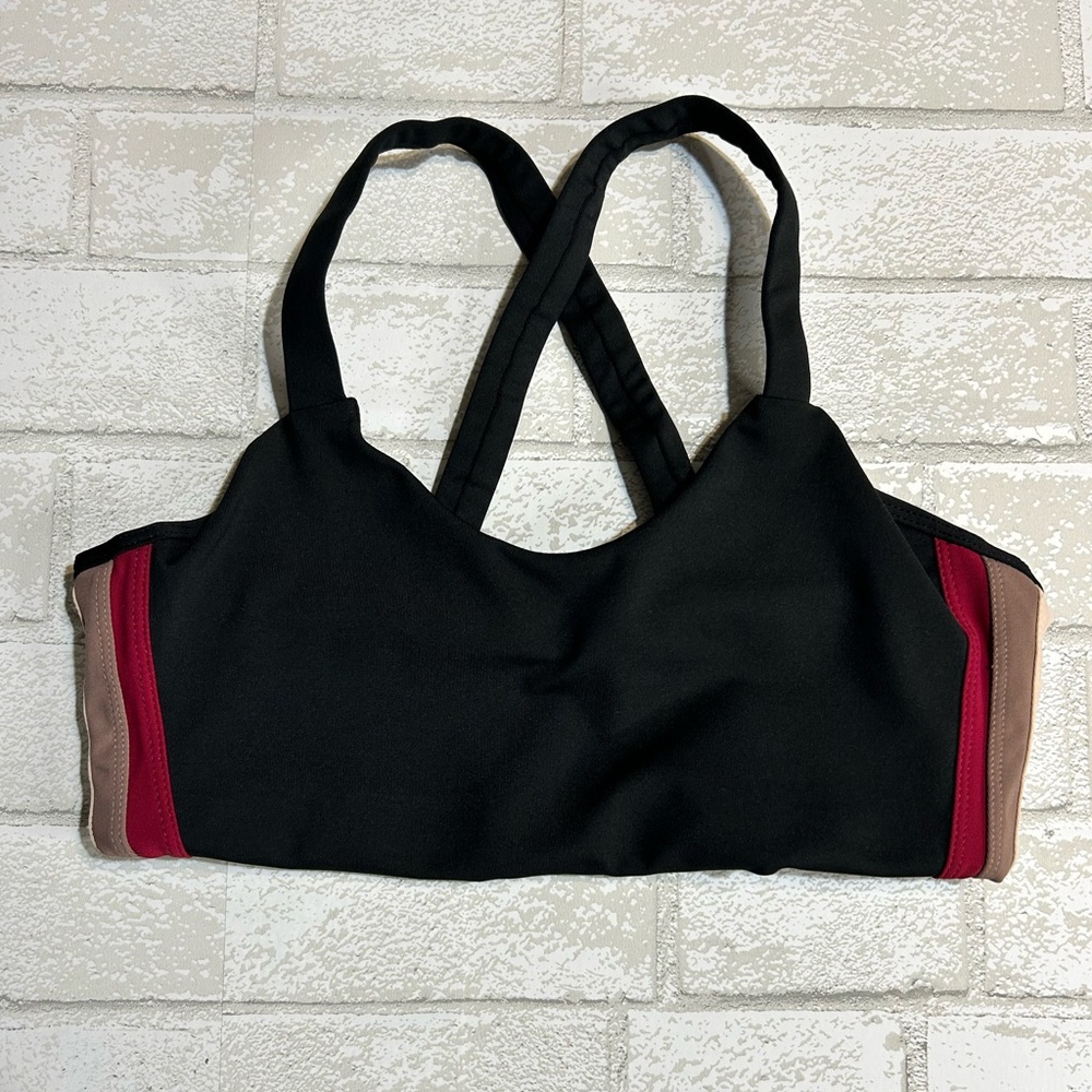Define Your Inspiration Black and Red Sports Bra